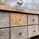 Antique workbench, chest of drawers, side table, bathroom furniture, 19th century