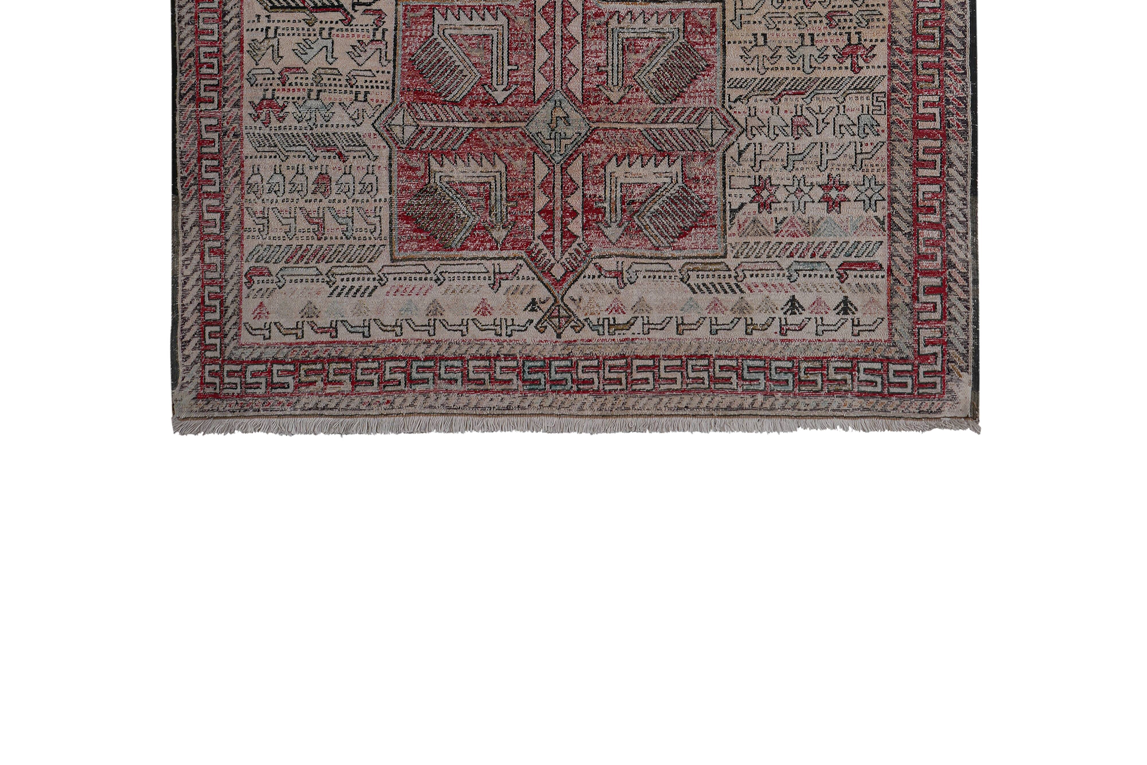 Vintage Turkish Oushak Handwoven Rug 123x183 cm