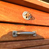 Wooden filing cabinet