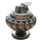 Briquet ancien decoratif floral Ronson