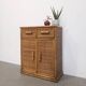 Vintage chest of drawers in rattan and bamboo.