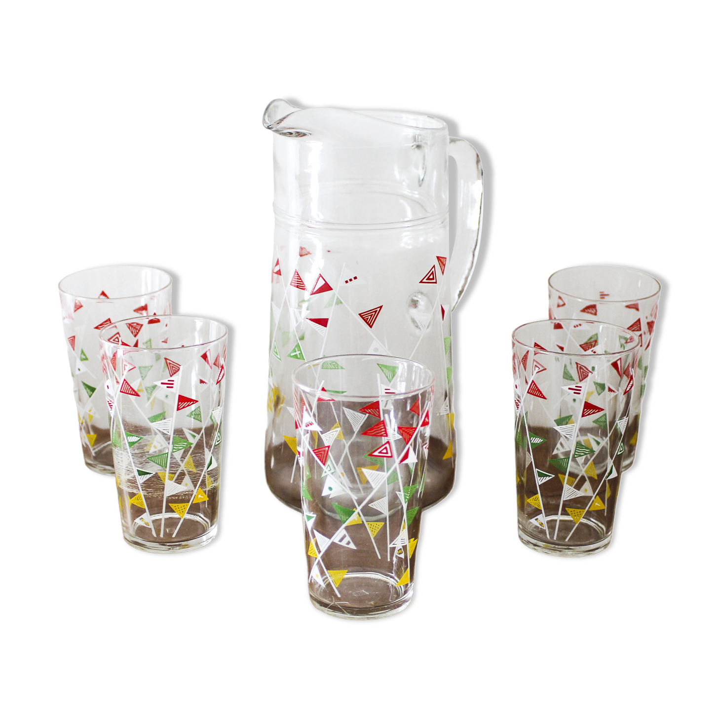 Vintage orangeade lemonade service VMC Reims