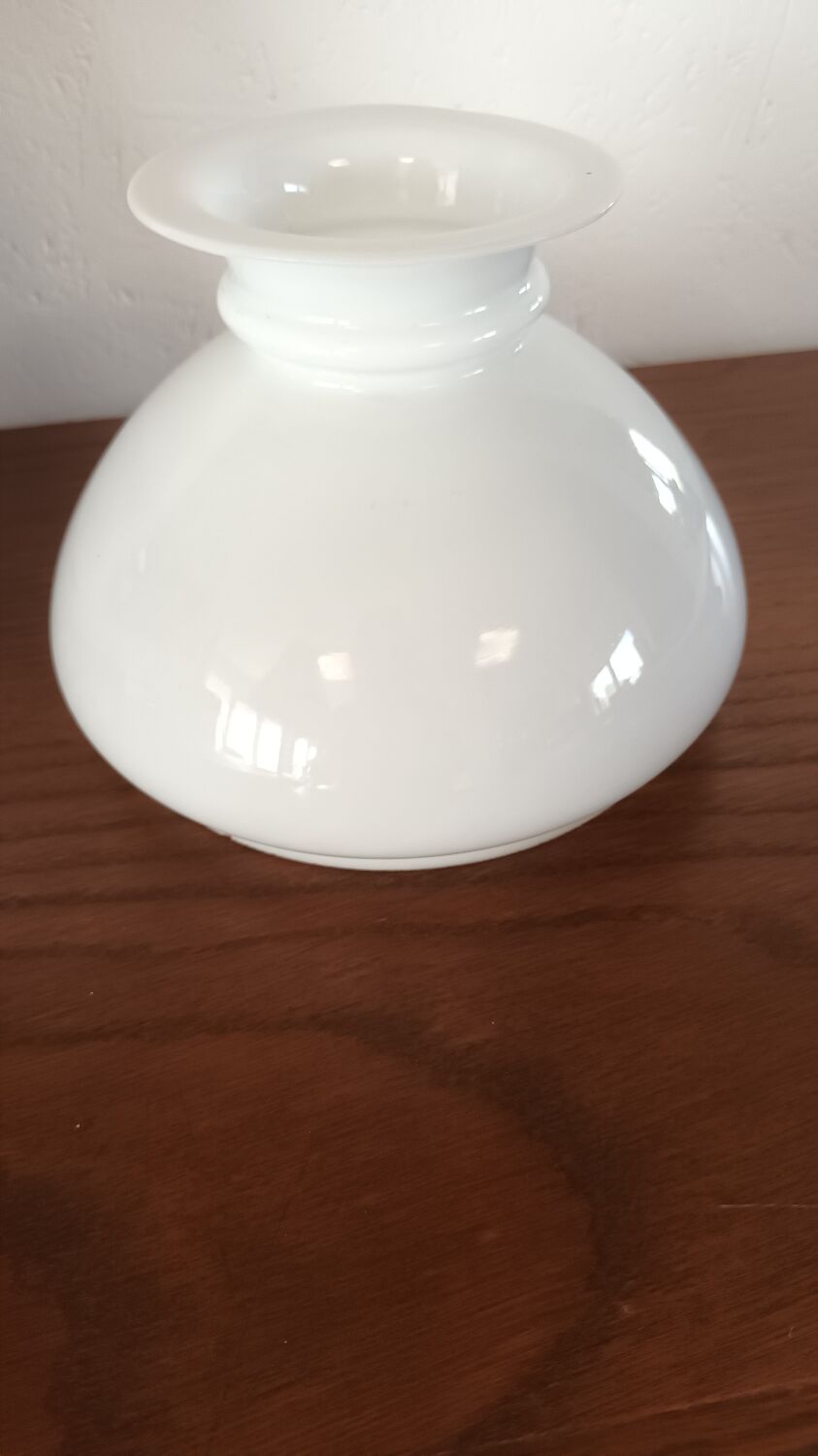 Opaline dome for chandelier