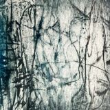 lithographie 1/8 encadré et signé de l'artiste huile et techniques mixtes