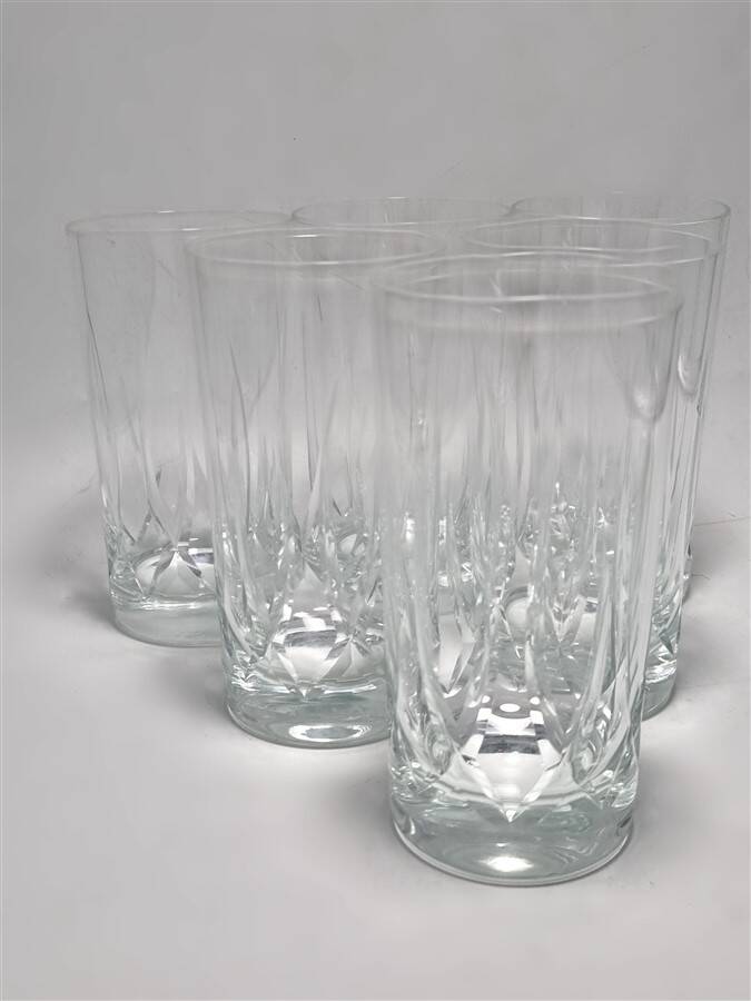 Set of 6 Long Drink Glasses