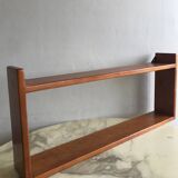 Wall shelf in elm, 1980s