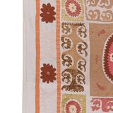Hand knotted rug, vintage Turkish rug 121x130 cm