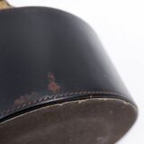 Vintage Dunhill Leather and Brass Cigar Humidor, 1960s