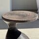 Sexy Neck - Solid wood (monoxyle) brown side table