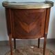Louis XVI style marquetry bedside table