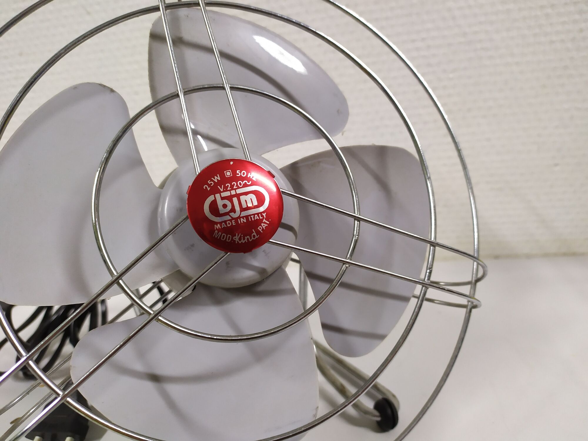 Fan vintage djm king made in italy - year 1960 - 70