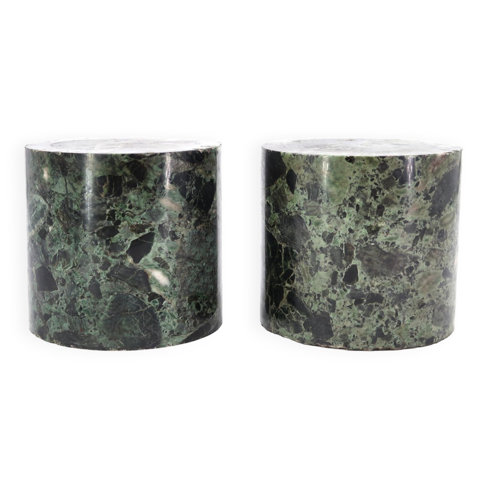 Green marble cylindrical bookhouse, 70s