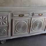 Breton row in bleached oak