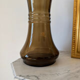 Smoked glass vase Verextrafort Belgium