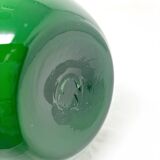 Vase vert gazon en opaline Empoli