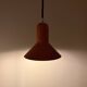 Vintage mini Jeka Metaltryk pendant - Salmon color - Danish design lamp