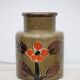 Flowered ceramic vase, decorative vase, flower pot, collection, interior decoration