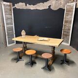 Old monastery table in solid oak