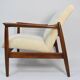 Fully restored vintage armchair by E.Homa, 1960s, beige cord