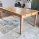 Table de ferme en chêne massif 200x100 avec sa rallonge de 60x100