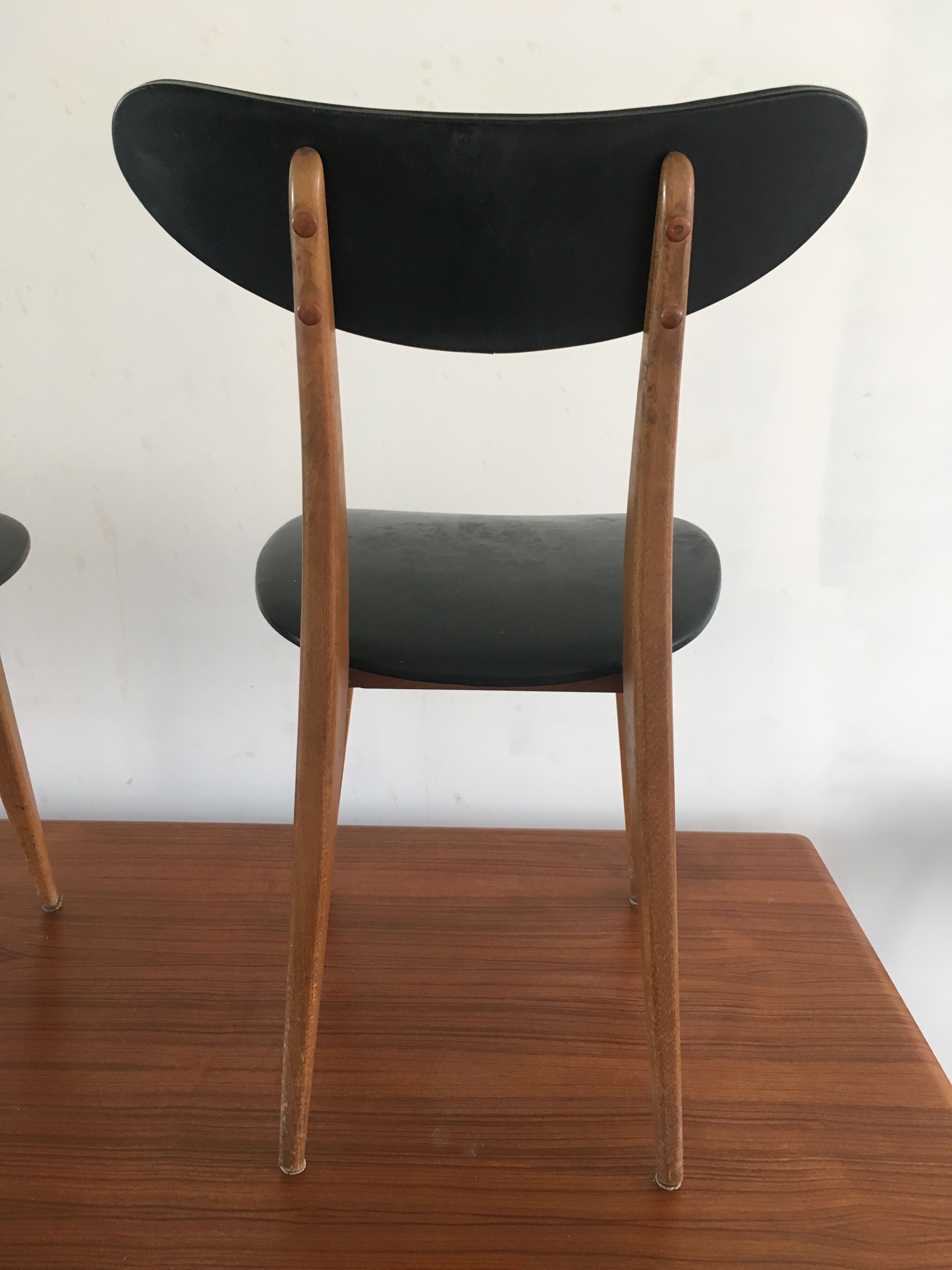 Scandinavian teak and imitation set