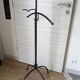 Valet de chambre vintage noir et bois