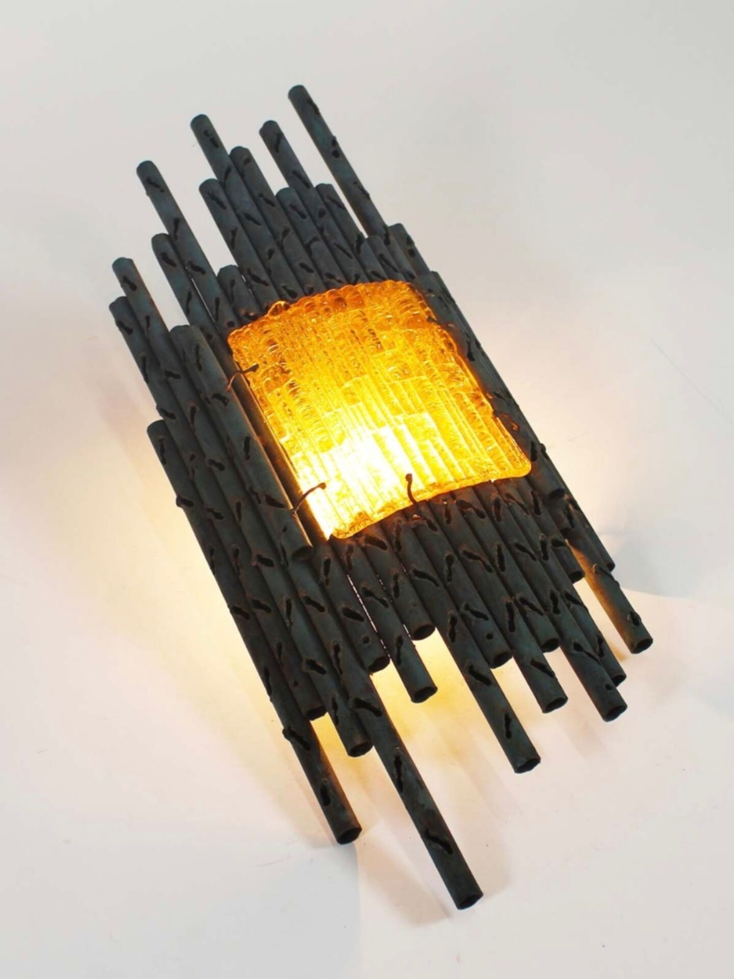 Vintage pair of wall sconces Marcello Fantoni