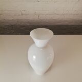 White opaline vase