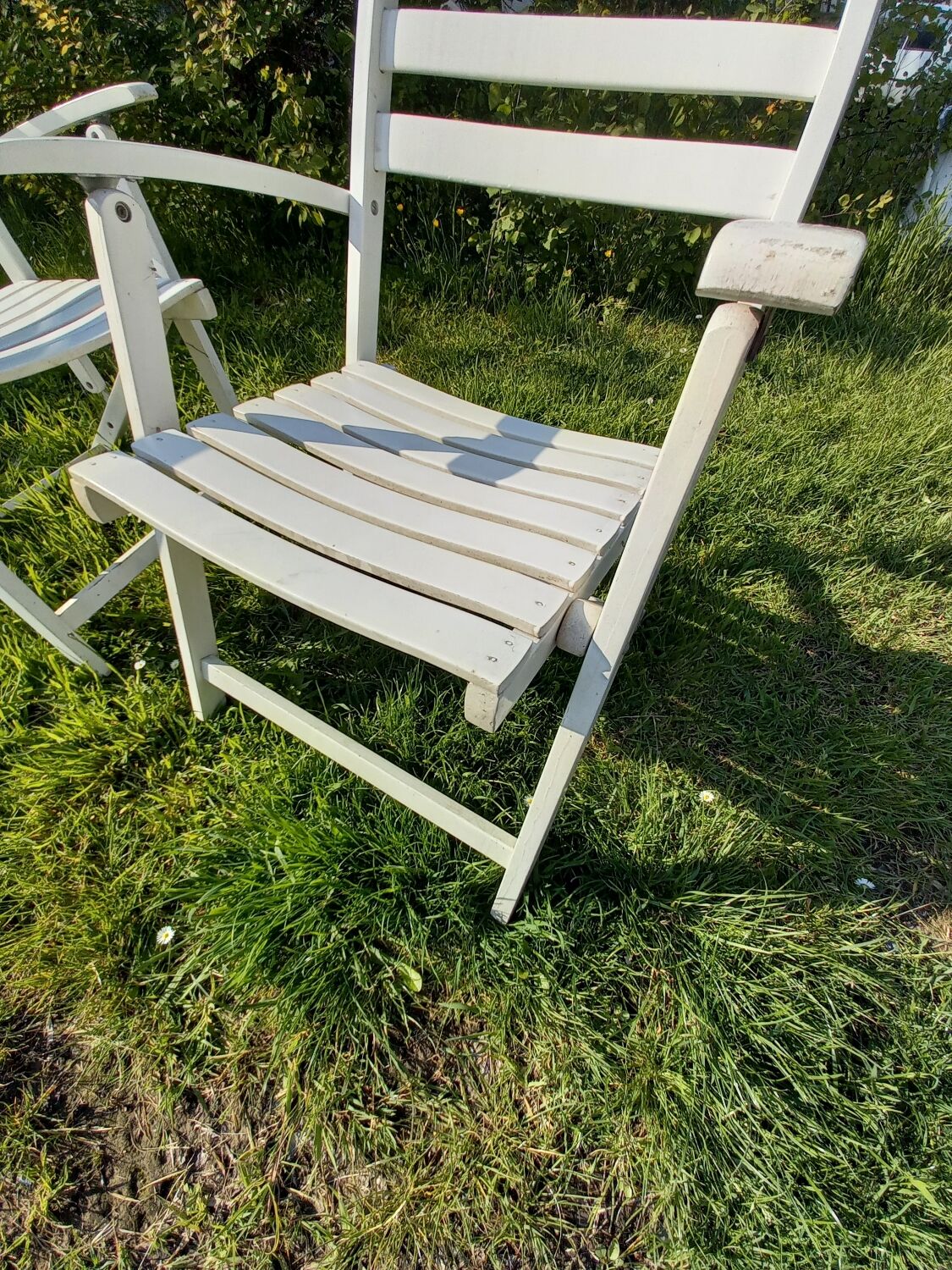 Paire de fauteuils vintage jardin Dejou