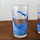 Vintage orangeade lemonade glass service