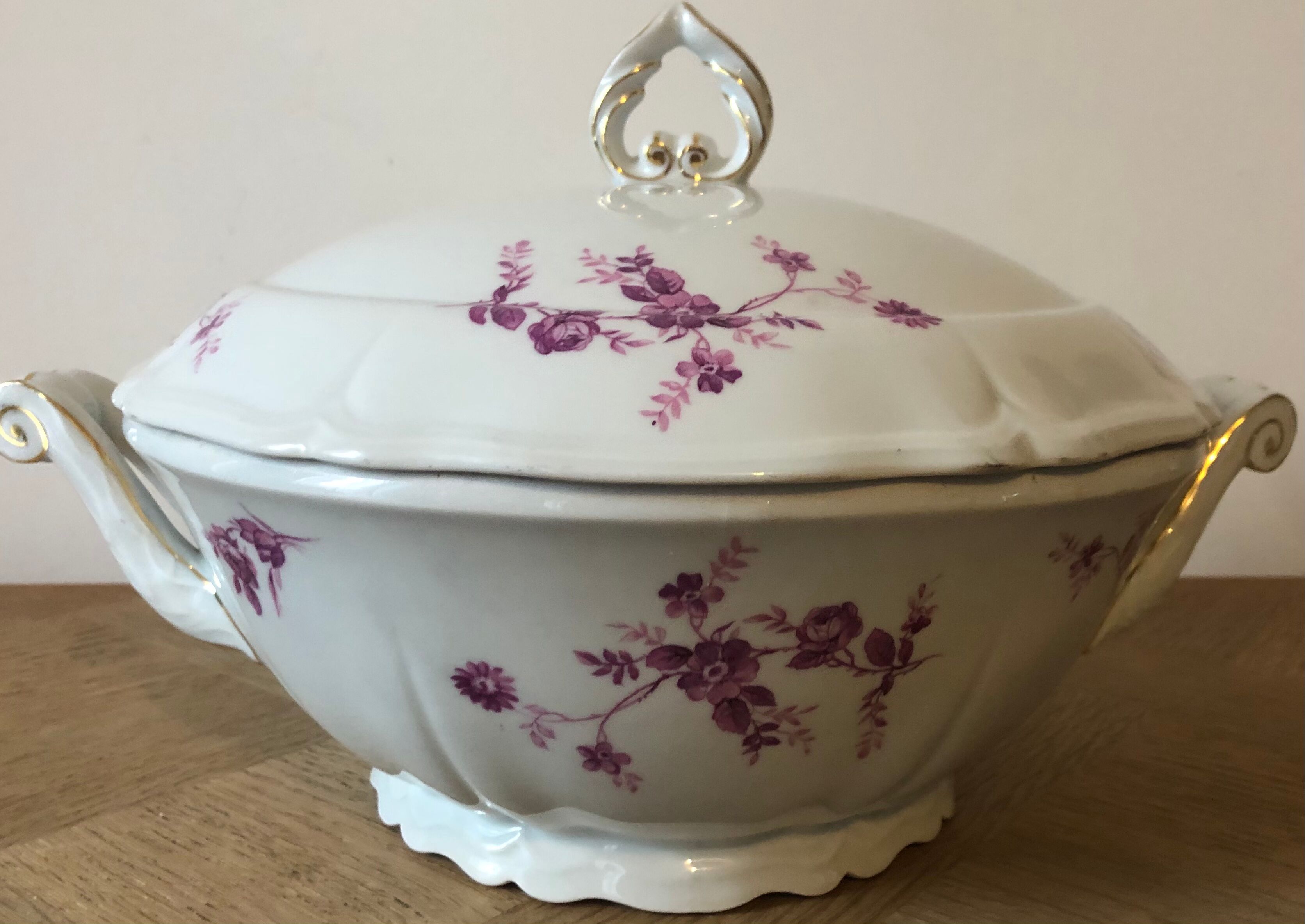 Earthenware table service Limoge Charles Arhenfeld