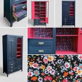 Parisian glazed hotel wardrobe 1930