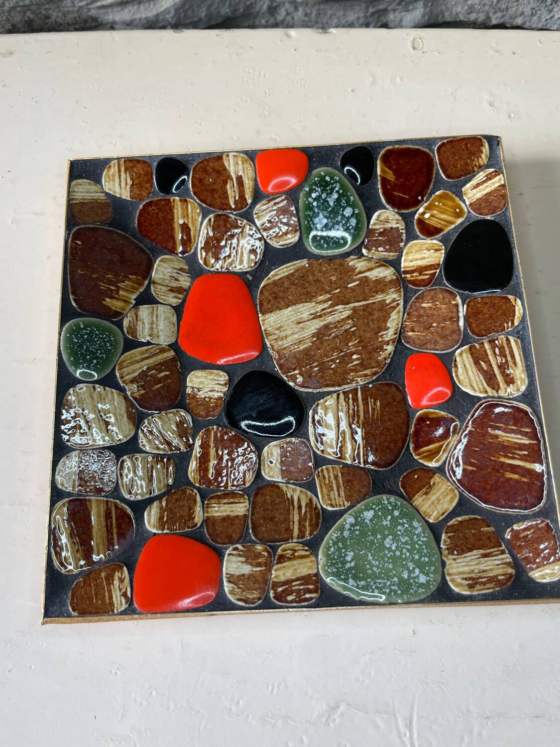 Empty mosaic pocket from the 70s