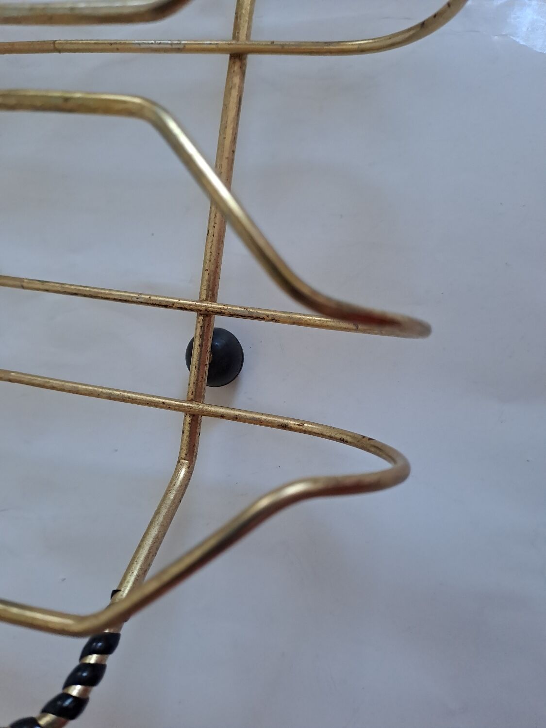 Set of 6 vintage glasses in their basket