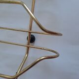 Set of 6 vintage glasses in their basket