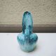 Old 'long spout' turquoise ceramic jug