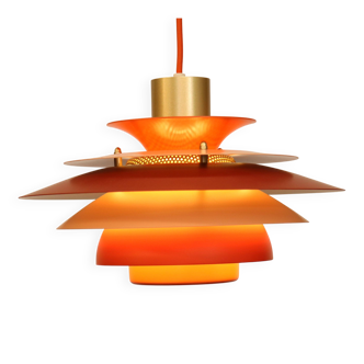 Vintage Jeka Metaltryk lamp - Model Verona - Fully restored - Danish Modern