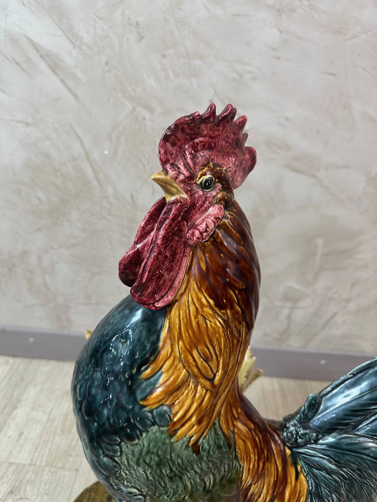 Paul Comoléra Faience Rooster