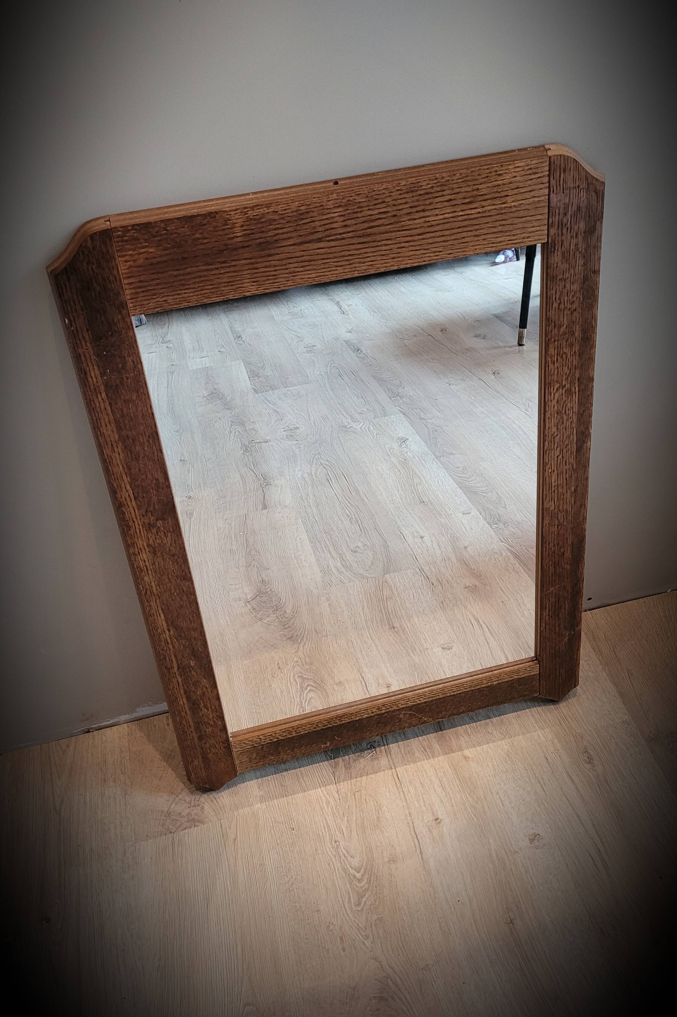 Miroir 62x88 bois sur pied