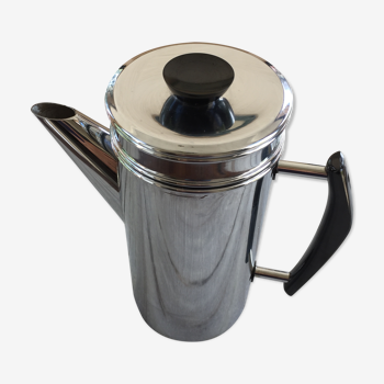 Vintage coffee maker in chrome copper metal and Bakelite Menesa