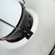 Industrial Grey Enamel Cage Pendant Lamp, 1960s