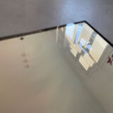 Large beveled mirror 42x166cm