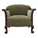 1950s, Danish armchair, furniture velour, teak wood.