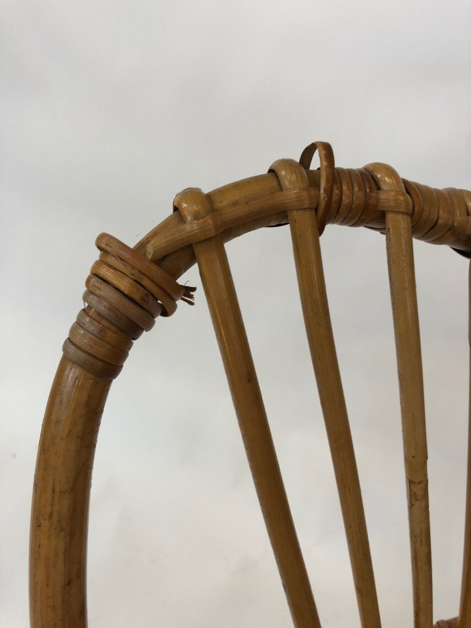 Rattan armchair by Rohe Noordwolde, 1960, Netherlands