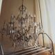 Regency cut crystal chandelier