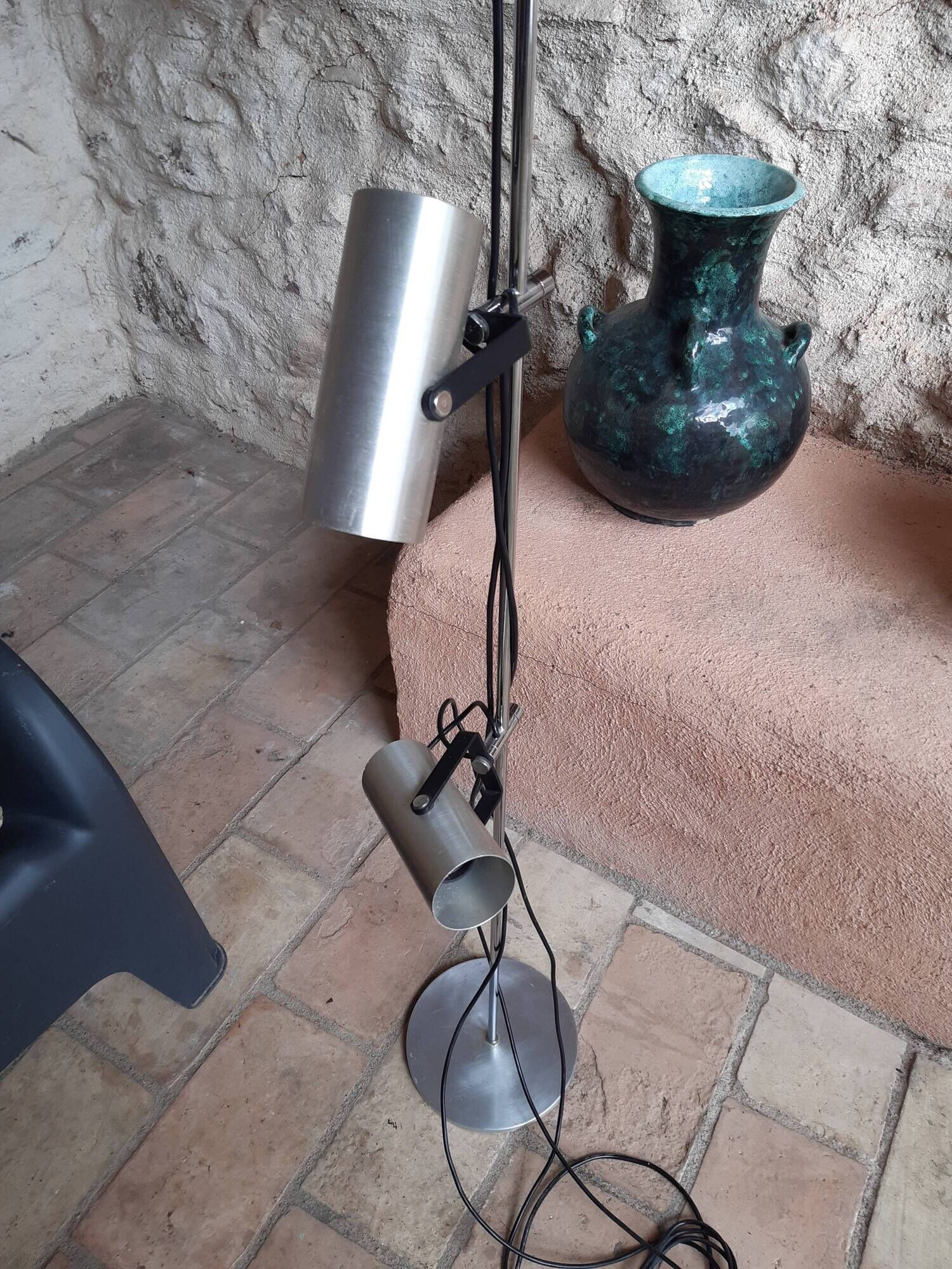 Vintage Maria Pergay or Alain Richard Floor Lamp