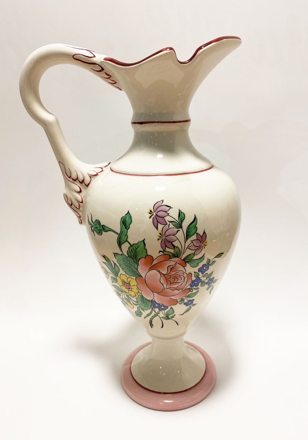 High jug. Faience of Lunéville
