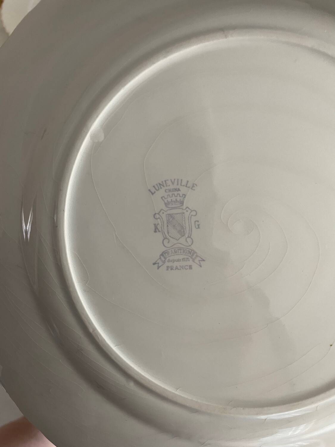 Luneville dinner plates