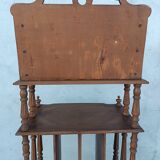 Walnut music cabinet