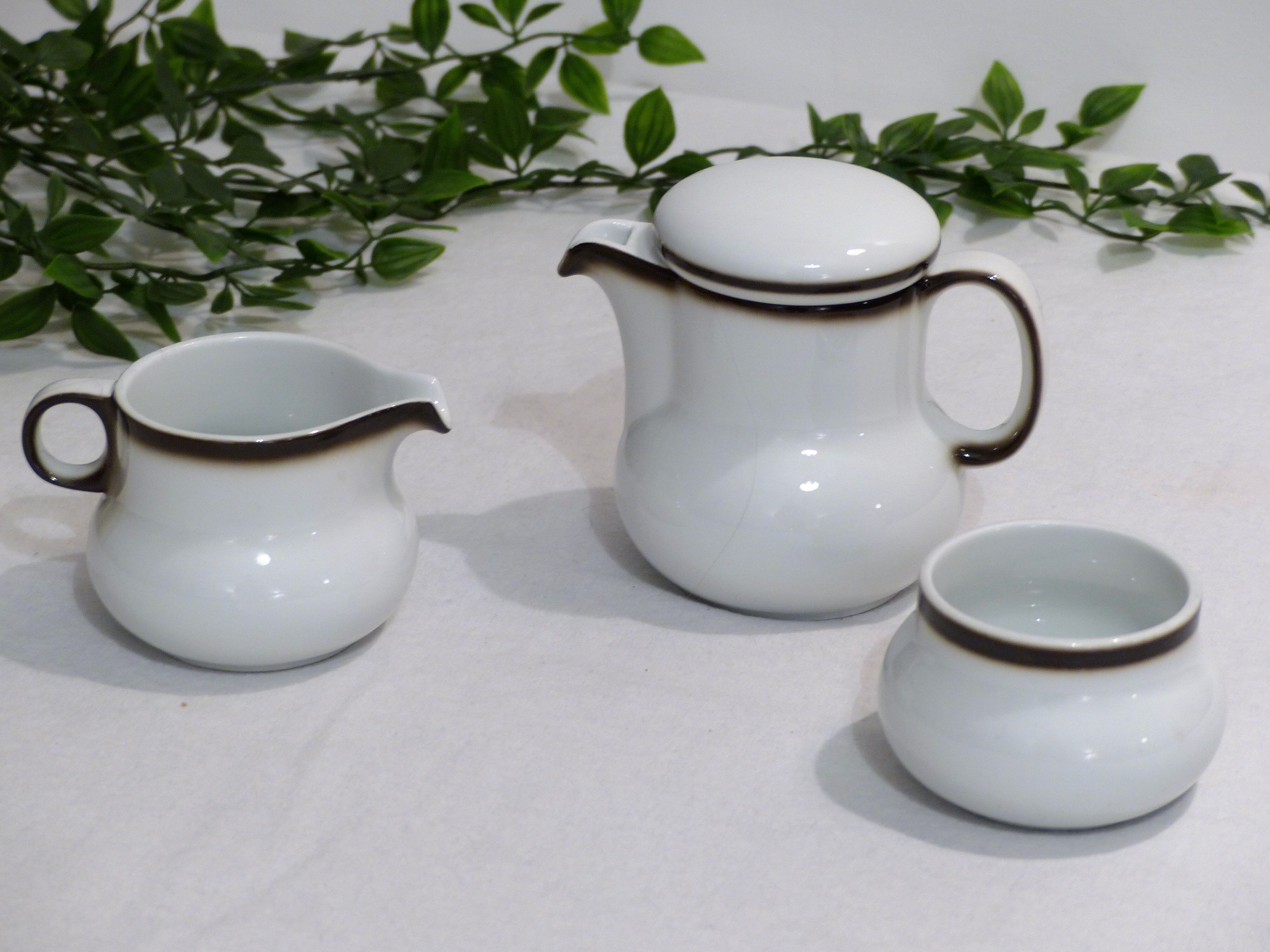 Porcelain tea set 3 pieces